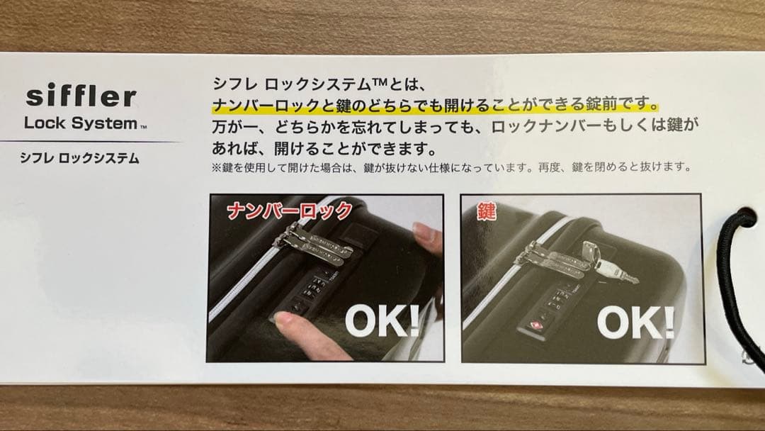 お値下げ【美品】シフレ グリーンワークス キャリーケース TSAロック付き