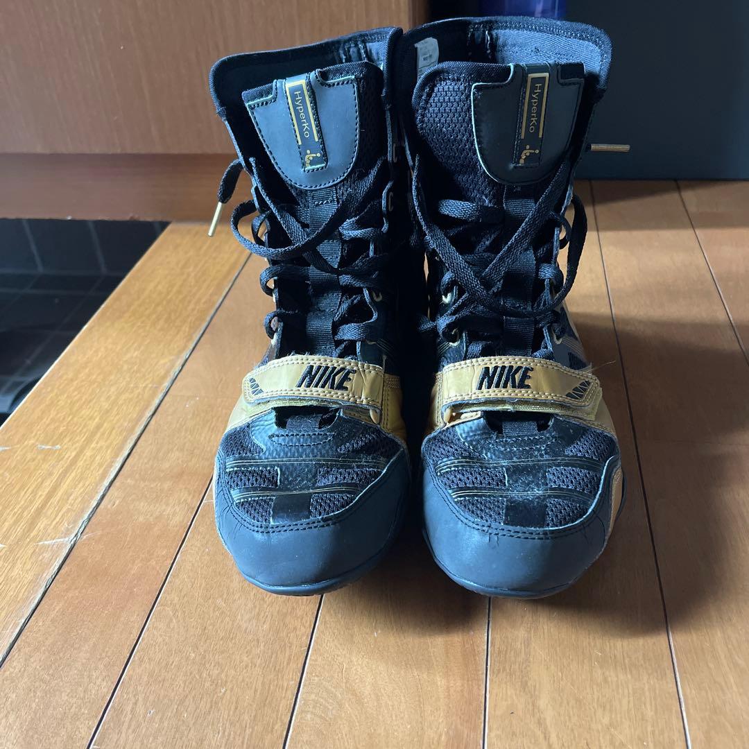 Nike ボクシングシューズ 黒/金