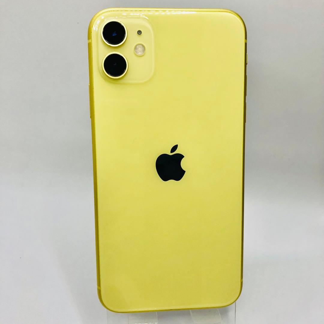 iPhone11 64GB SIMフリー イエロー 新品電池