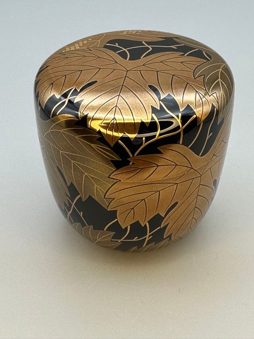 茶道具　棗　若島孝雄　蔦蒔絵　宗完