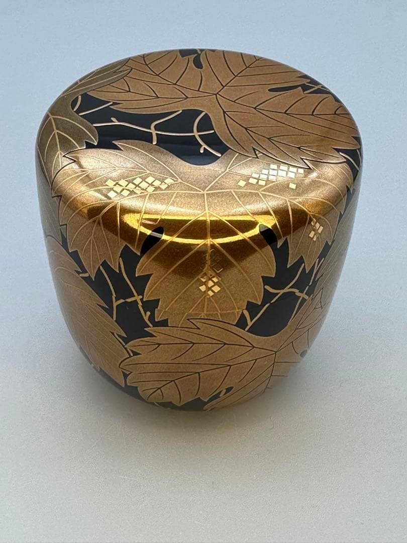 茶道具　棗　若島孝雄　蔦蒔絵　宗完