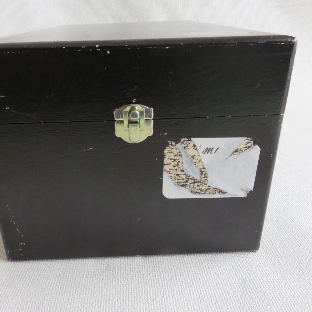 ボヘミアガラス　花瓶　金彩　箱付き