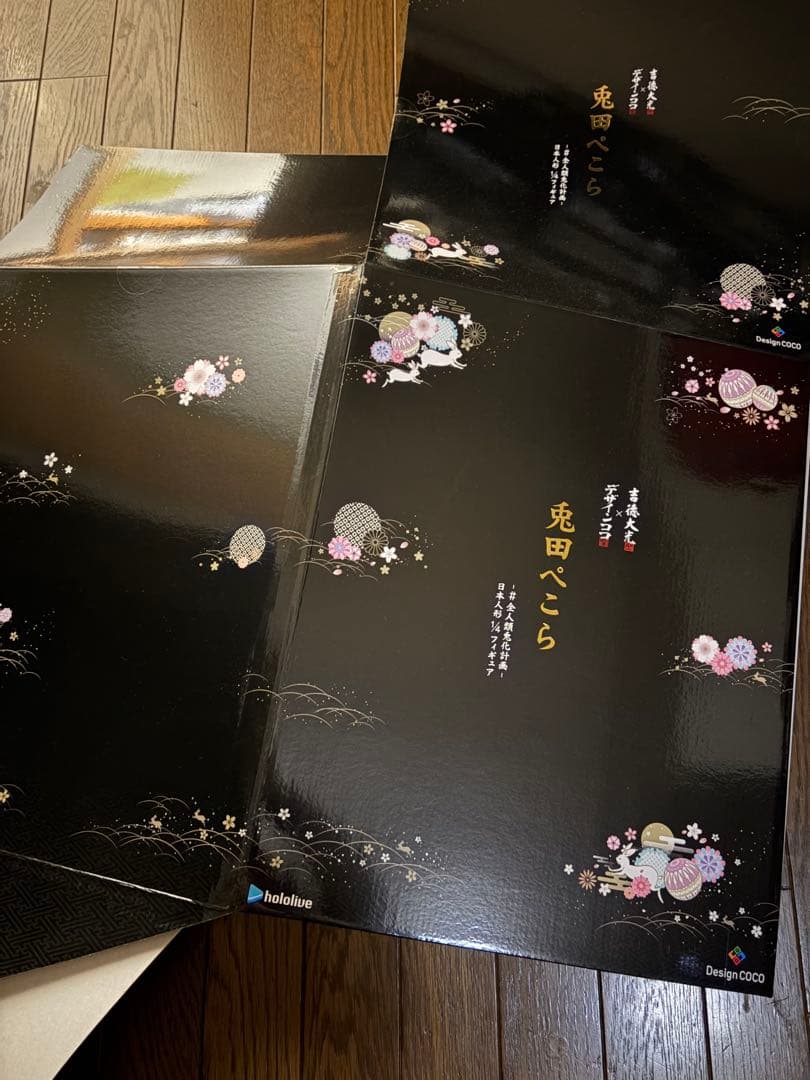 兎田ぺこら　フィギュア1/4　日本人形　デザインココ　開封済　ケース付　箱痛有