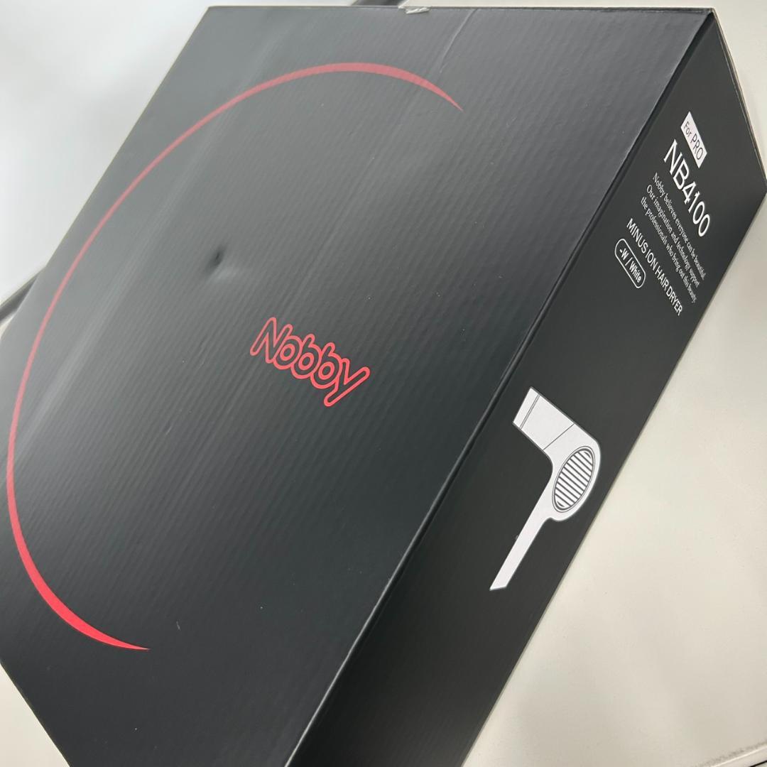 ノビー NB4100 マイナスイオン ヘアドライヤー ホワイト