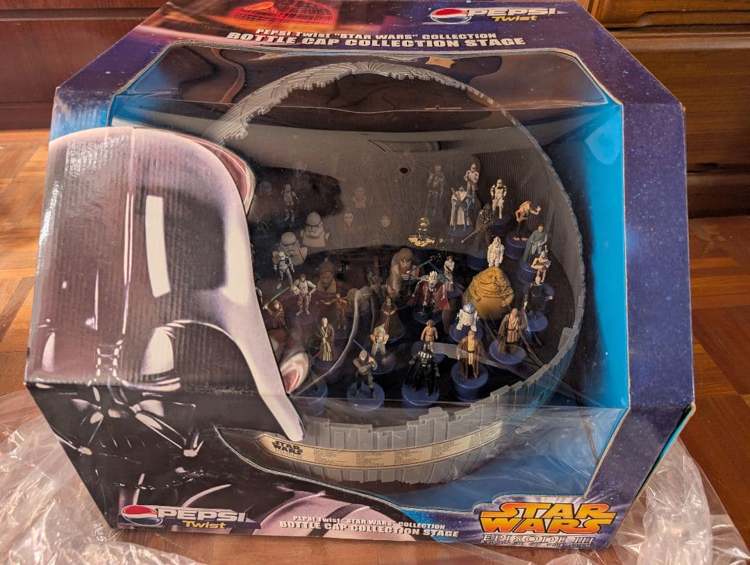 ペプシ　スター・ウォーズ　ボトルキャップ　デス・スター　EP3　コンプ