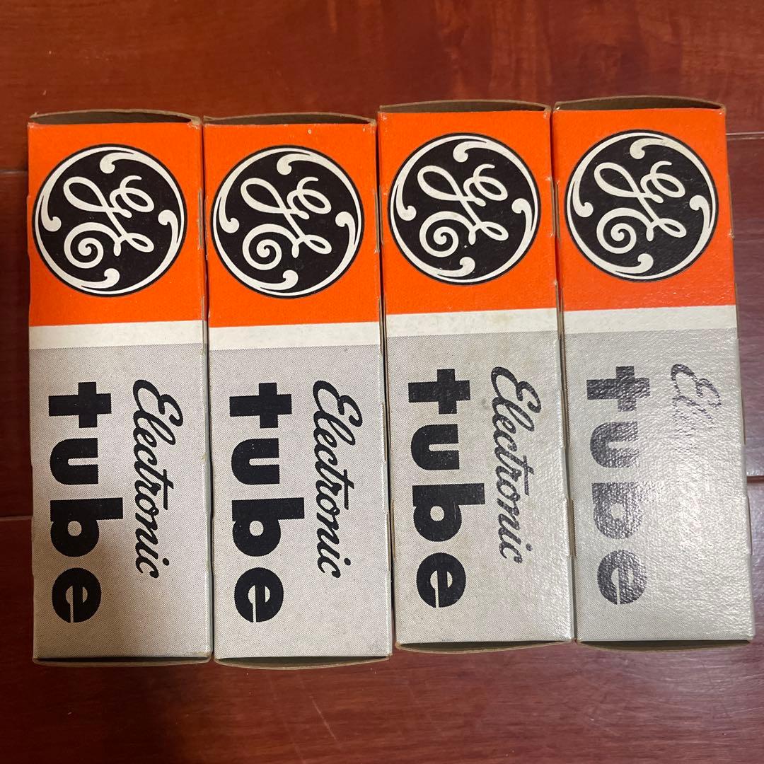 【箱付】GE製 真空管 6JE6C (6LQ6) 4本セット 動作未確認・現状品