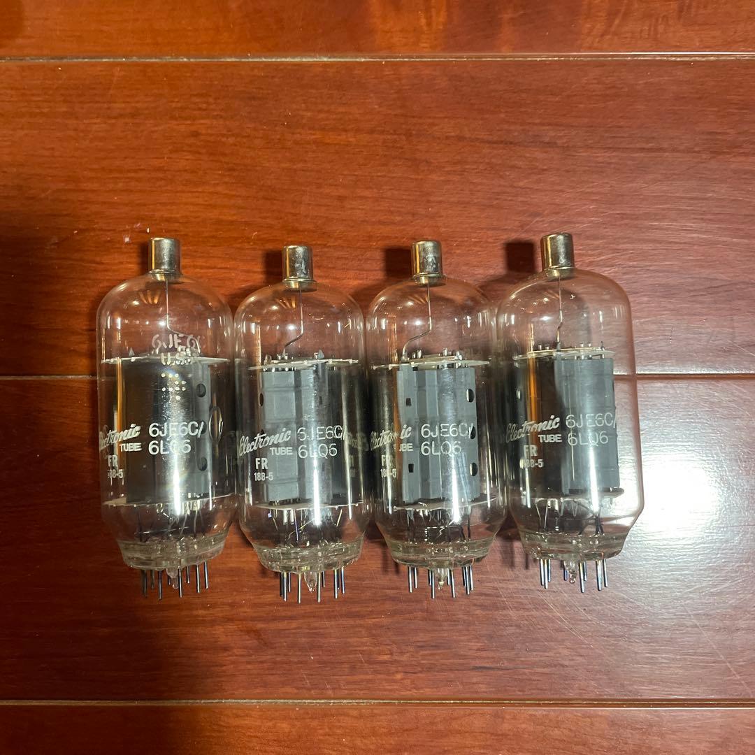 【箱付】GE製 真空管 6JE6C (6LQ6) 4本セット 動作未確認・現状品