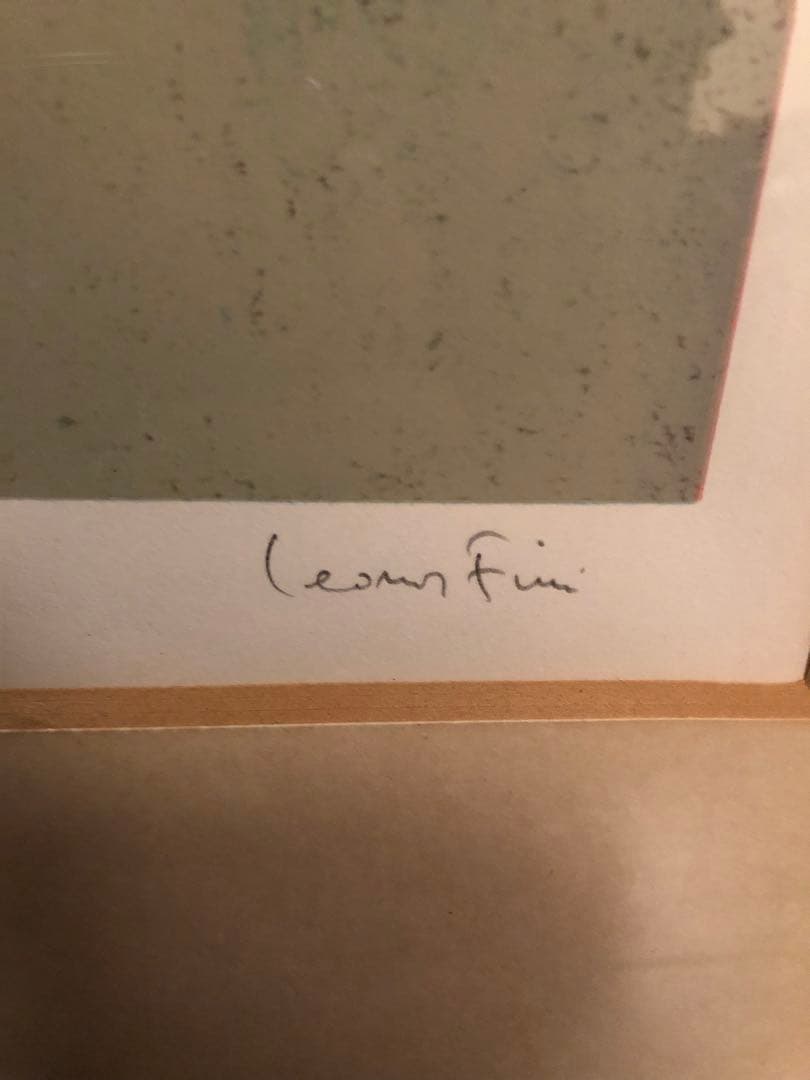 レオノールフィニ Leonor Fini 1908～1996セリグラフ直筆サイン
