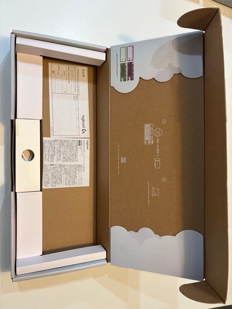 ロジクール　オーロラコレクション　有線ゲーミングキーボード