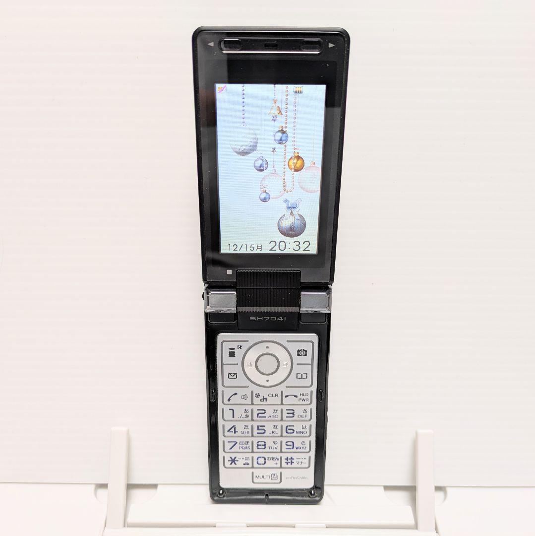 ガラケー本体 実機 SH704i 動作品 NTTドコモ FOMA