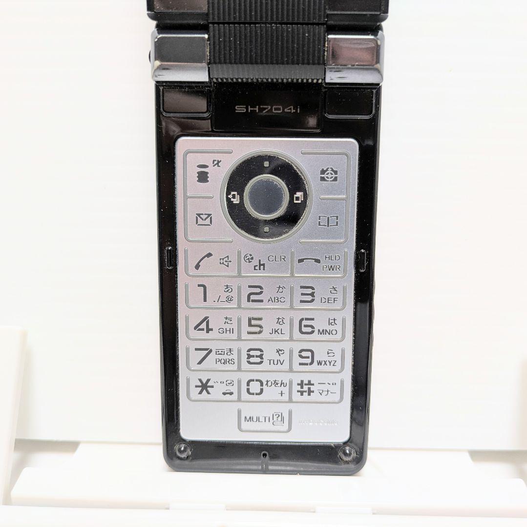 ガラケー本体 実機 SH704i 動作品 NTTドコモ FOMA