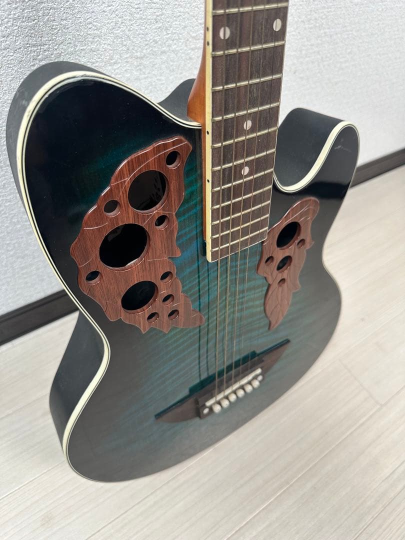 S POWER エスパワー オベーションタイプ アコースティックギター ※31※