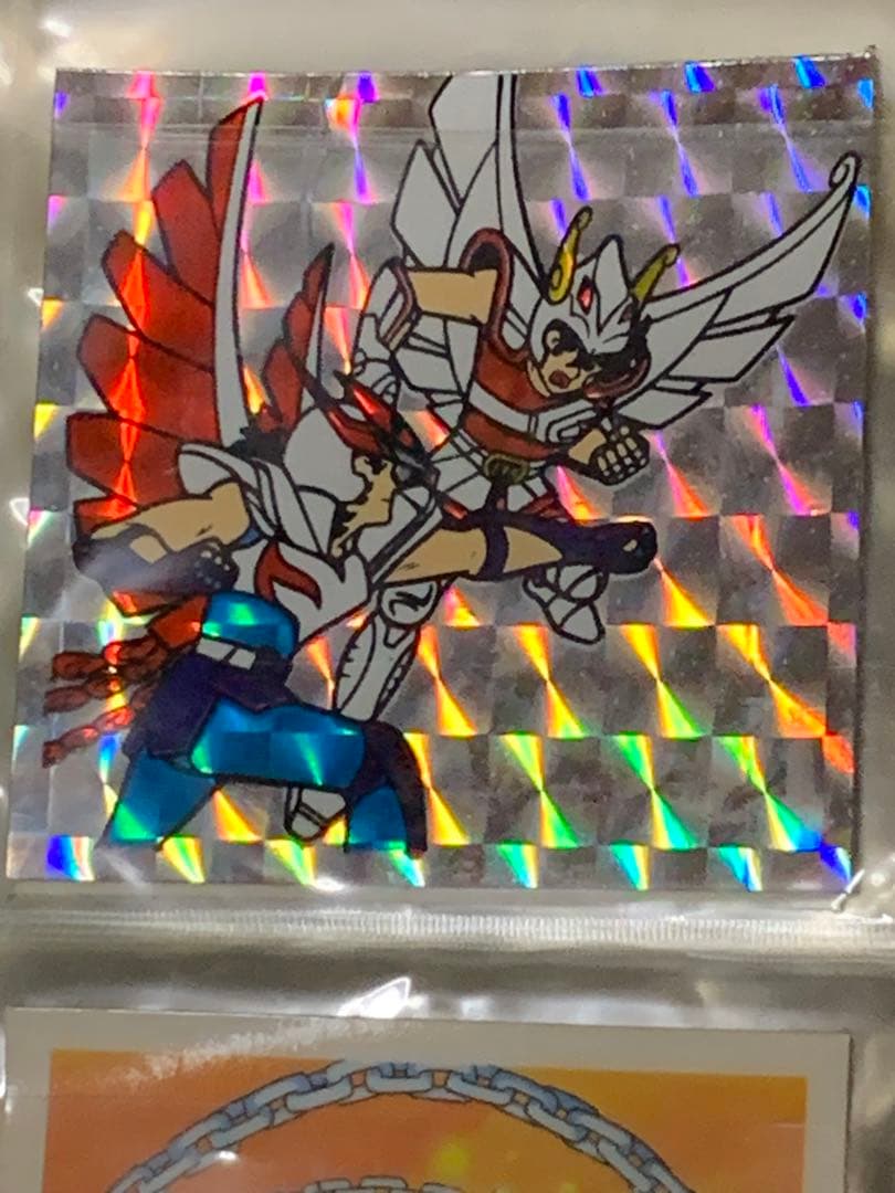 聖闘士星矢　シールブック　シール付き　マイナーシール　アマダ　昭和レトロ