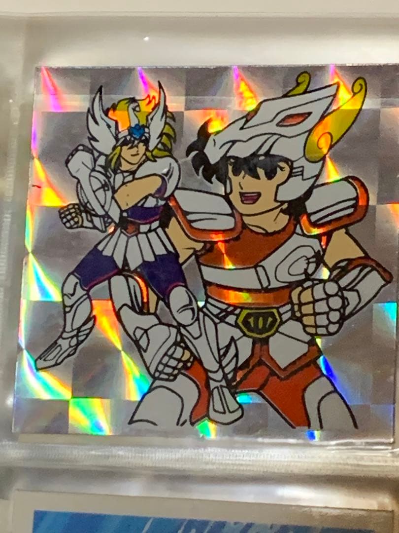 聖闘士星矢　シールブック　シール付き　マイナーシール　アマダ　昭和レトロ