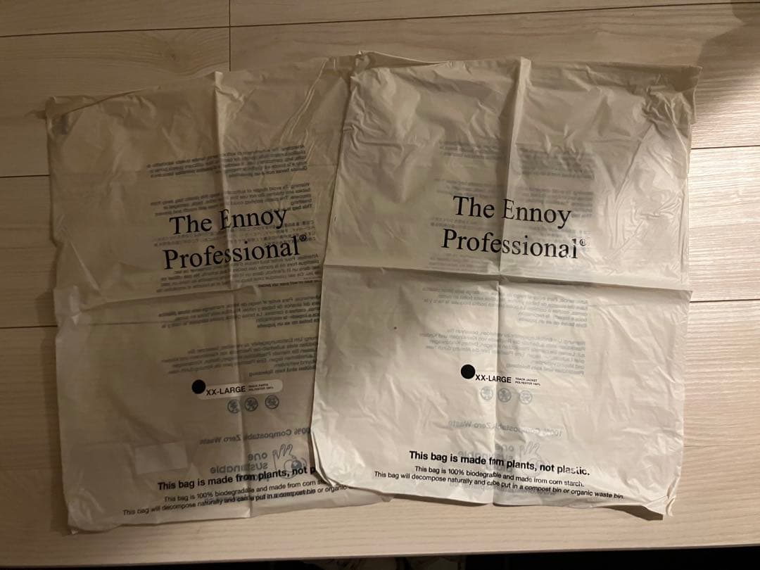 ENNOY Track Suit Black エンノイ トラックスーツ