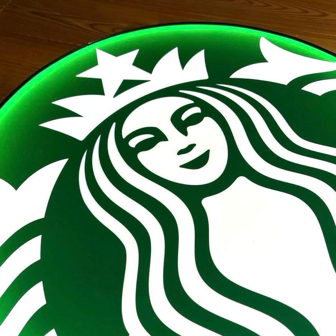 スターバックス　ライト　看板　ストアディスプレイ　サイン　店舗用　本物