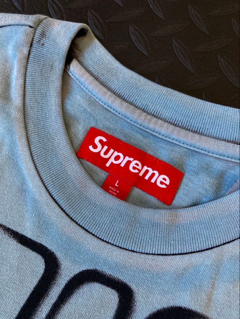 トップス Supreme Overprint Knockout S/S Top Slate