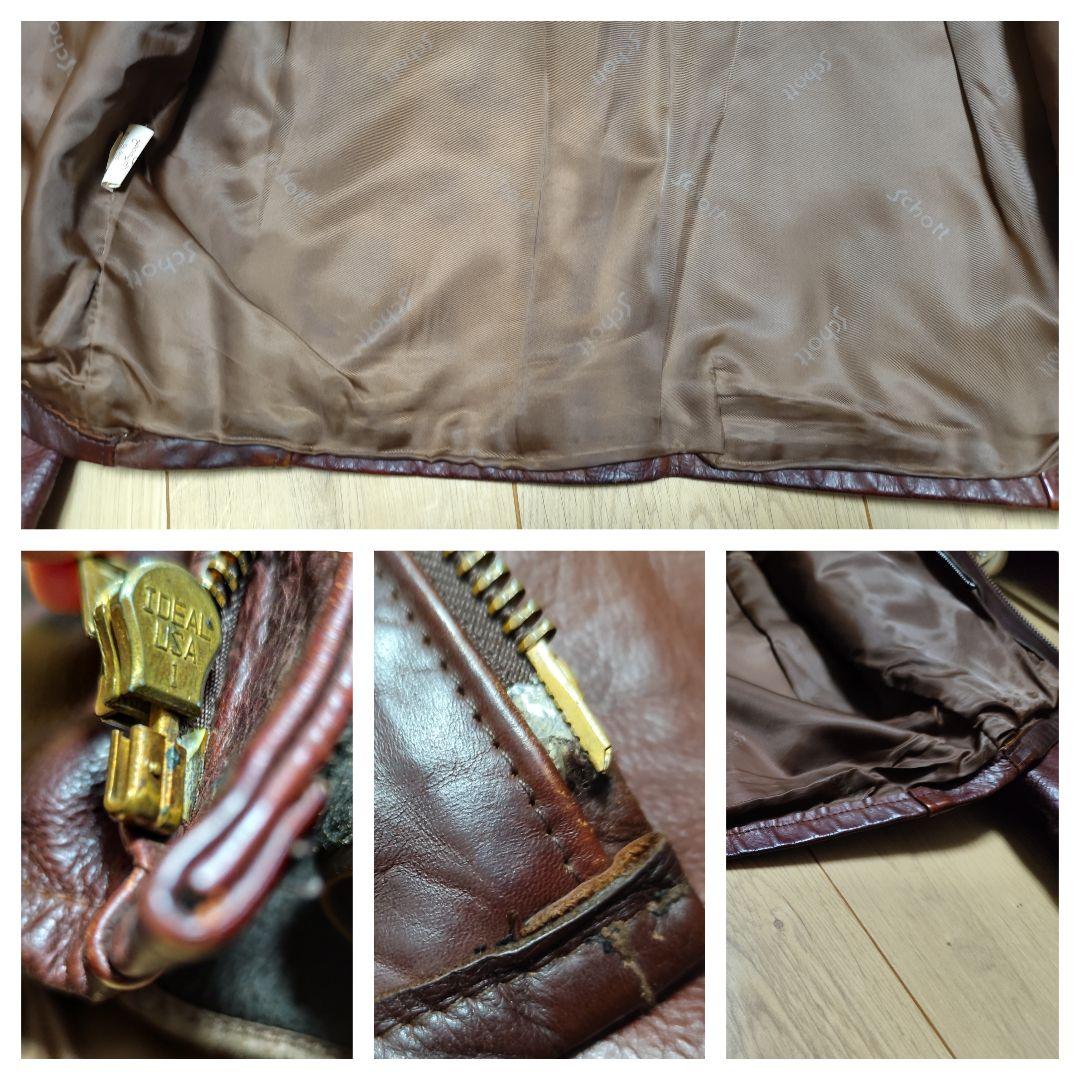 こ*ん様 ショット 38 M L 641 シングルライダース レザージャケット