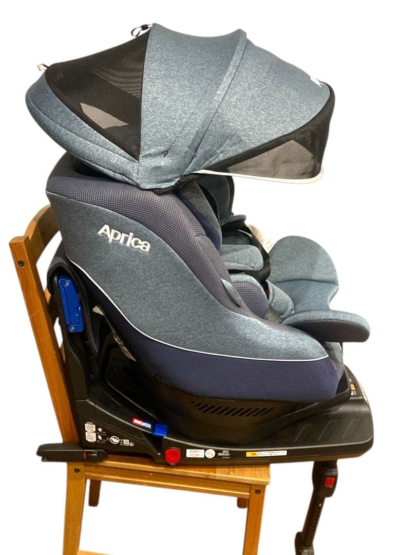 【美品】アップリカ クルリラ AD ISOFIX チャイルドシート 新生児回転式