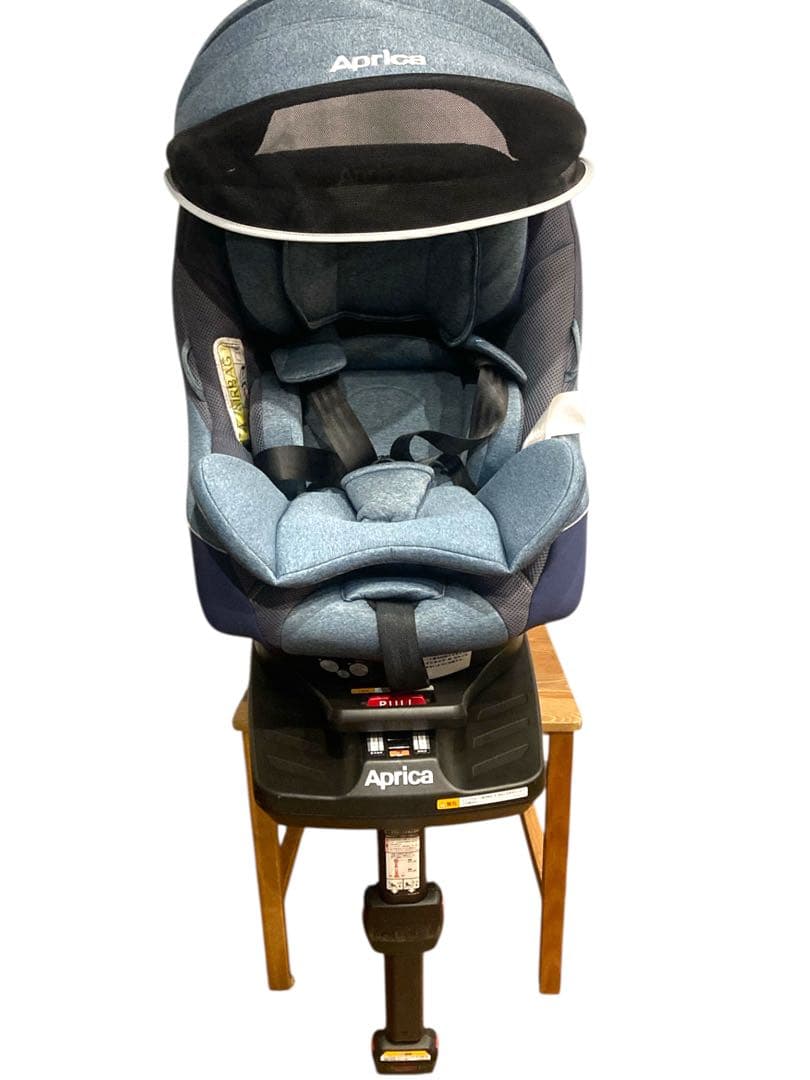 【美品】アップリカ クルリラ AD ISOFIX チャイルドシート 新生児回転式