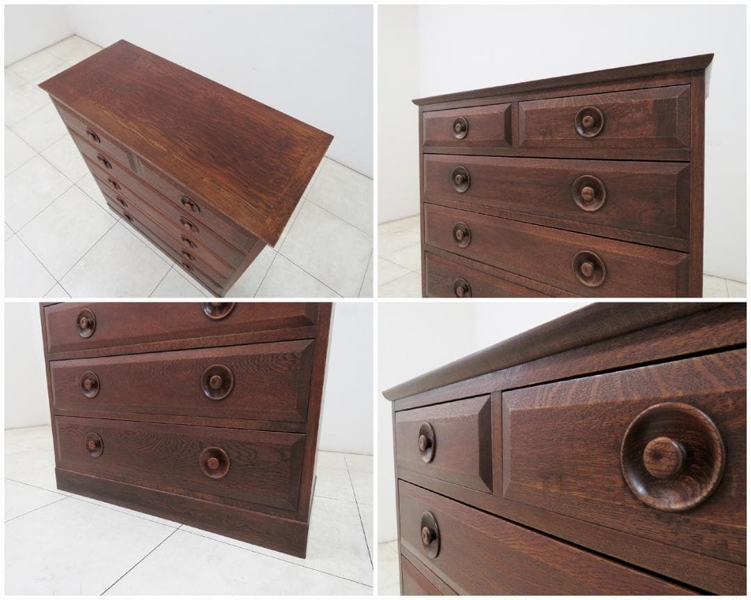 希少 吉田璋也 鳥取民藝 辰巳木工 整理タンス ヴィンテージ チェスト 検柳宗悦