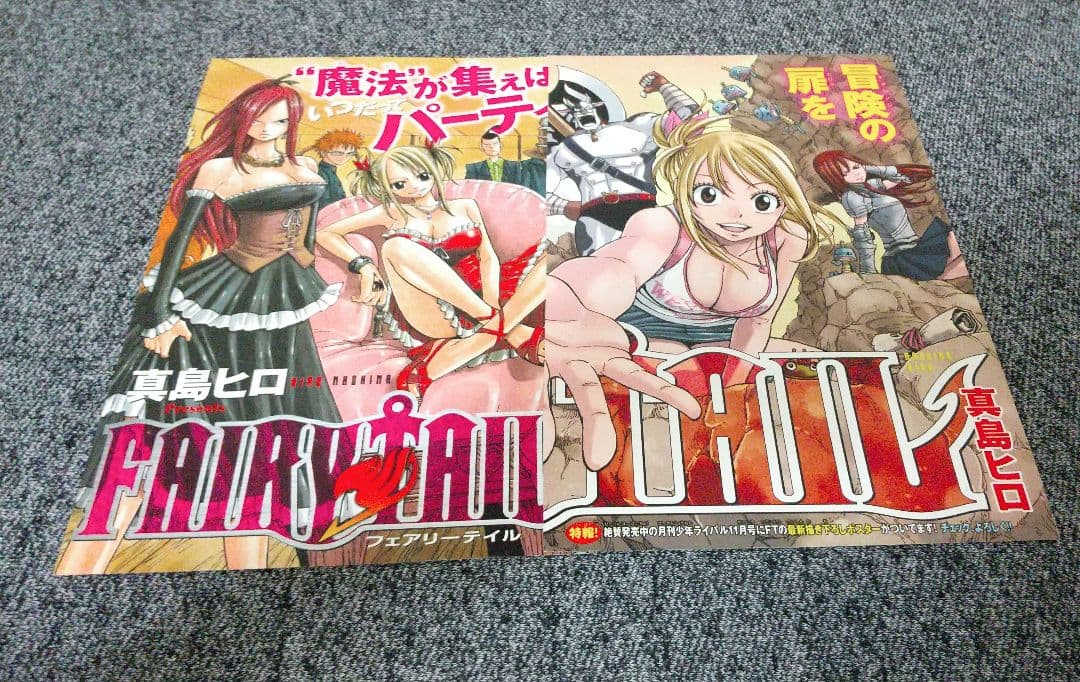 週刊少年マガジン FAIRY TAIL 真島ヒロ♡ 表紙 巻頭カラー 切り抜き♪