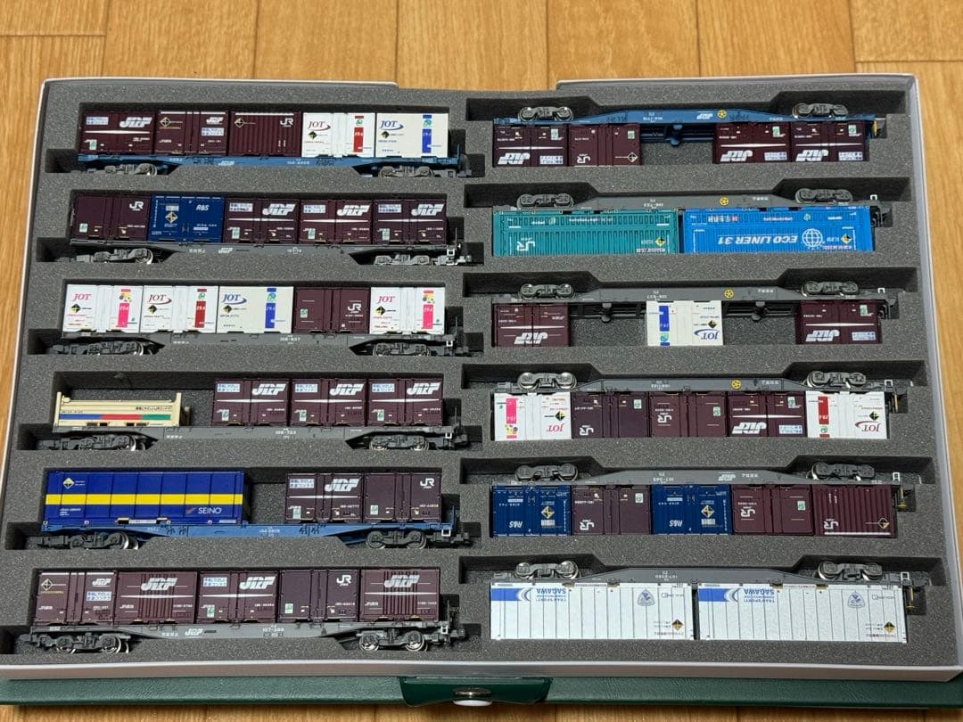 Nゲージ コンテナ貨車12両セット