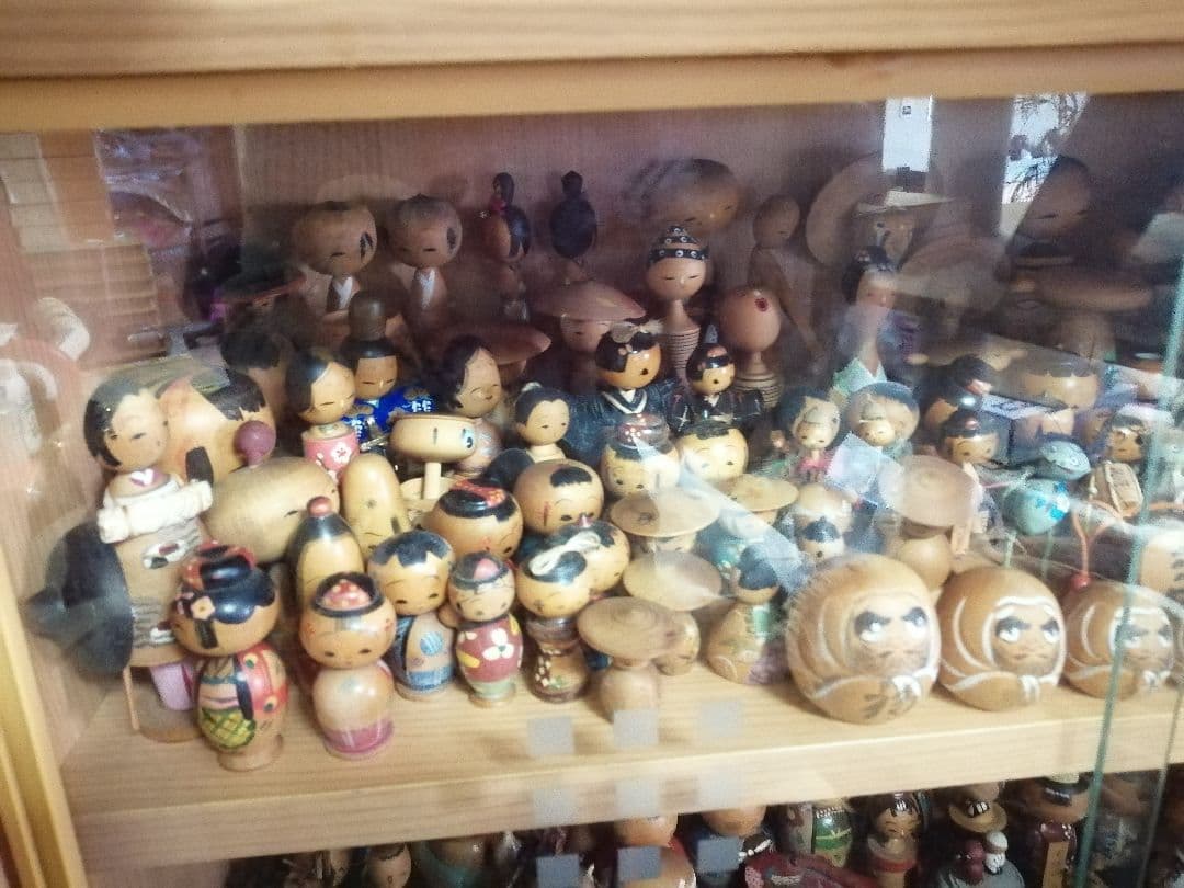 日本の伝統こけし人形コレクション大量ミニチュア