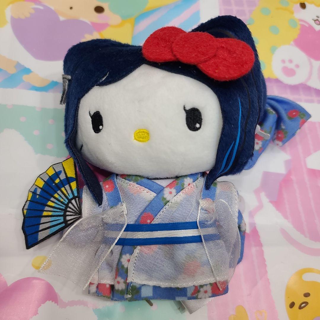 ハローキティ 和楽器バンド マスコットホルダー チャーム ぬいぐるみ 8体 新品