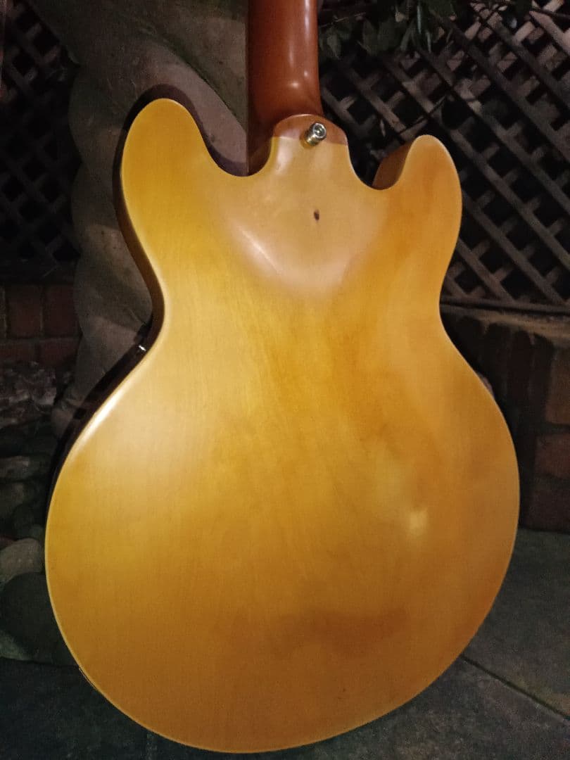 エピフォン　カジノクーペ　Epiphone　ポット交換　ピックガード製作　リペア