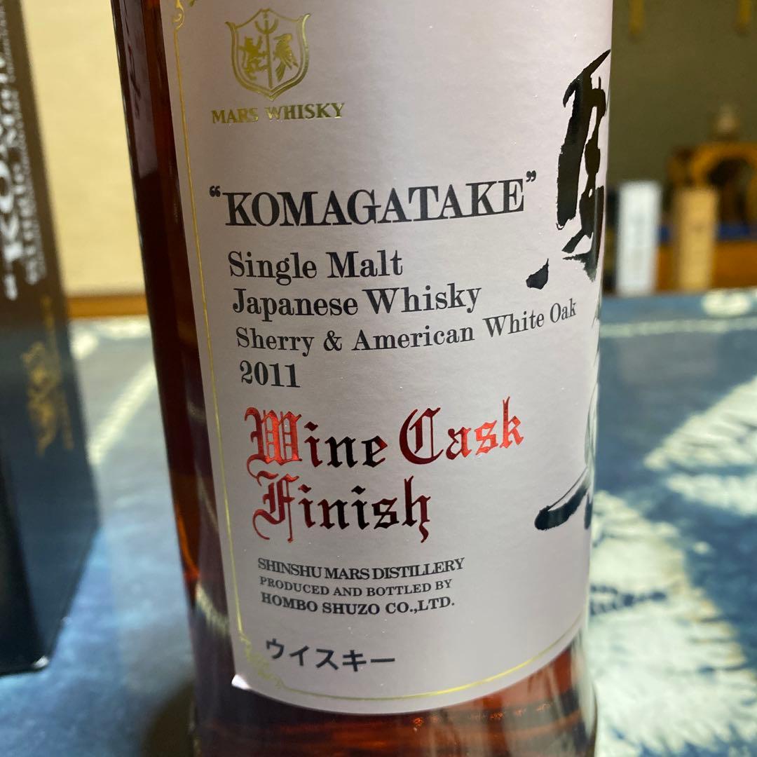 駒ヶ岳 シングルモルトウイスキー 2011年 52%