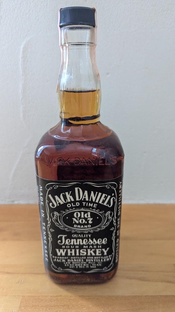 JACK DANIELS ジャックダニエル　赤紙　旧ボトル　未開栓