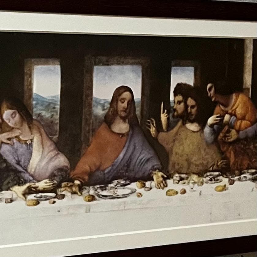 限定マット額装/レオナルド ダ ヴィンチ/最後の晩餐