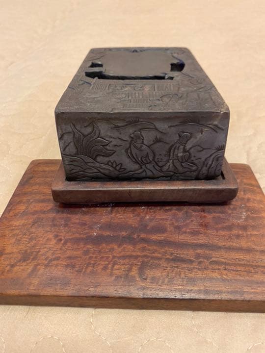 【再値下げ】硯　⑥【新品未使用】端渓硯（蘭亭硯）