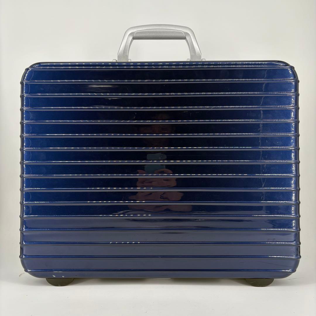 美品 リモワ アタッシュケース リンボ 紺 ポリカーボネート