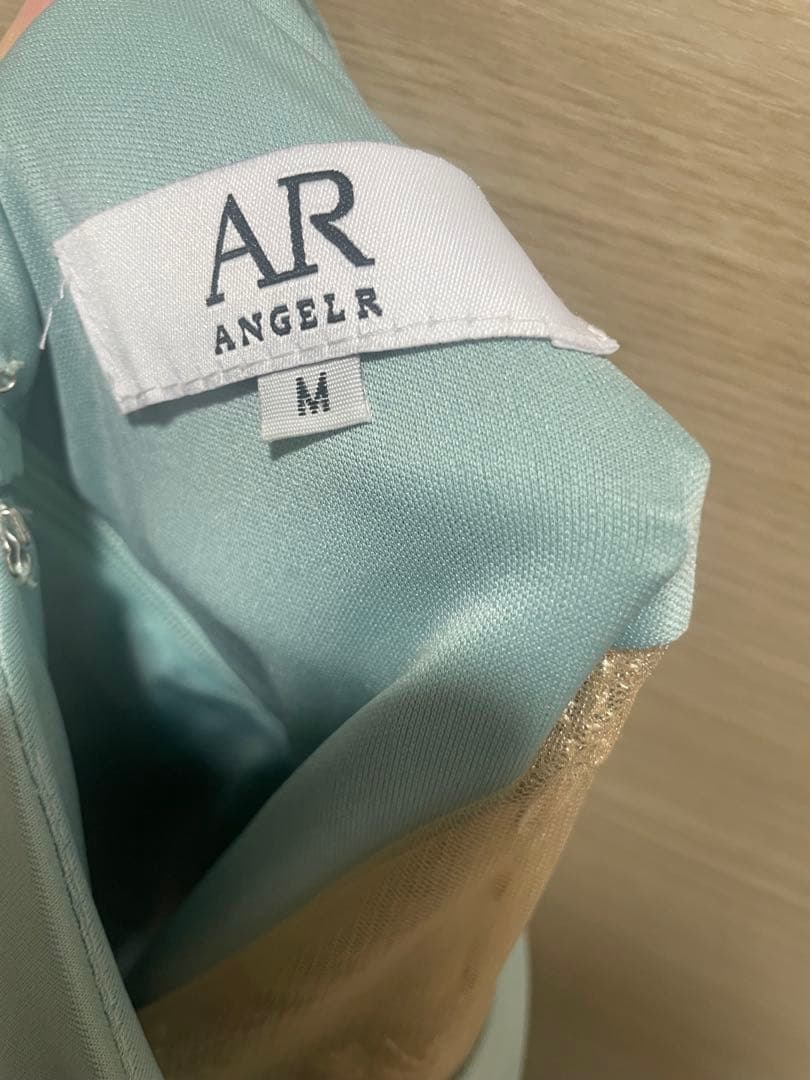 Angel R サイドスパンコール ミニドレス