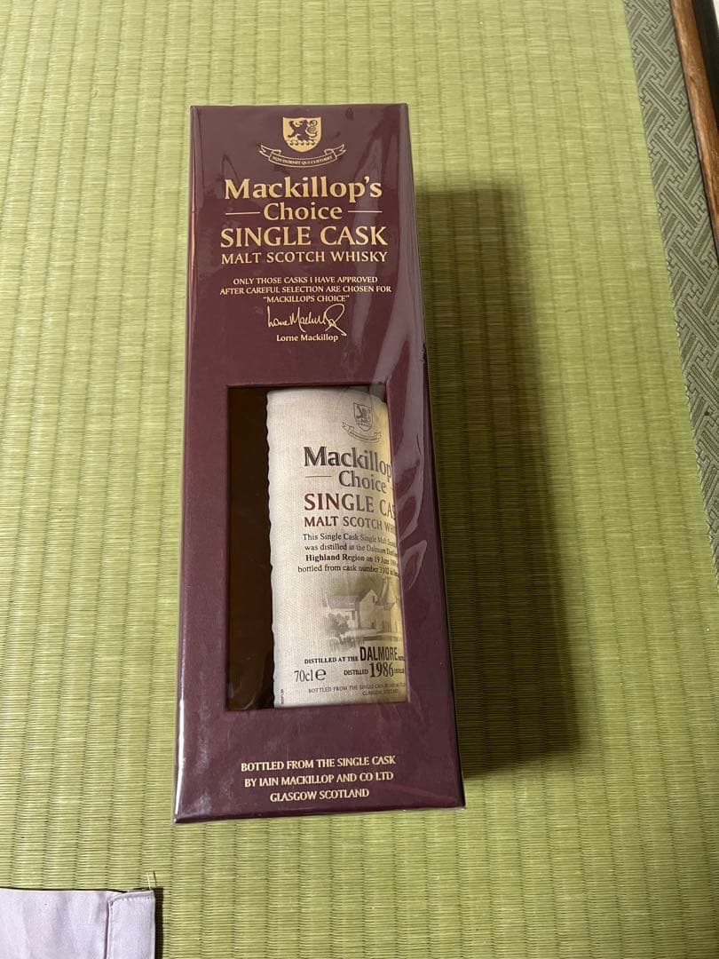 マキロップチョイス　ダルモア1986 43％ 700ml