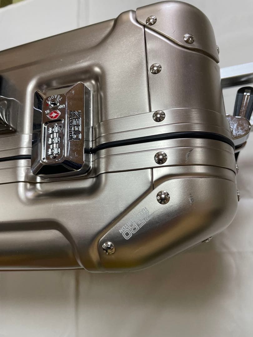 ゼロハリバートン スーツケース 2輪 GEO Aluminum ブロンズ色　美品