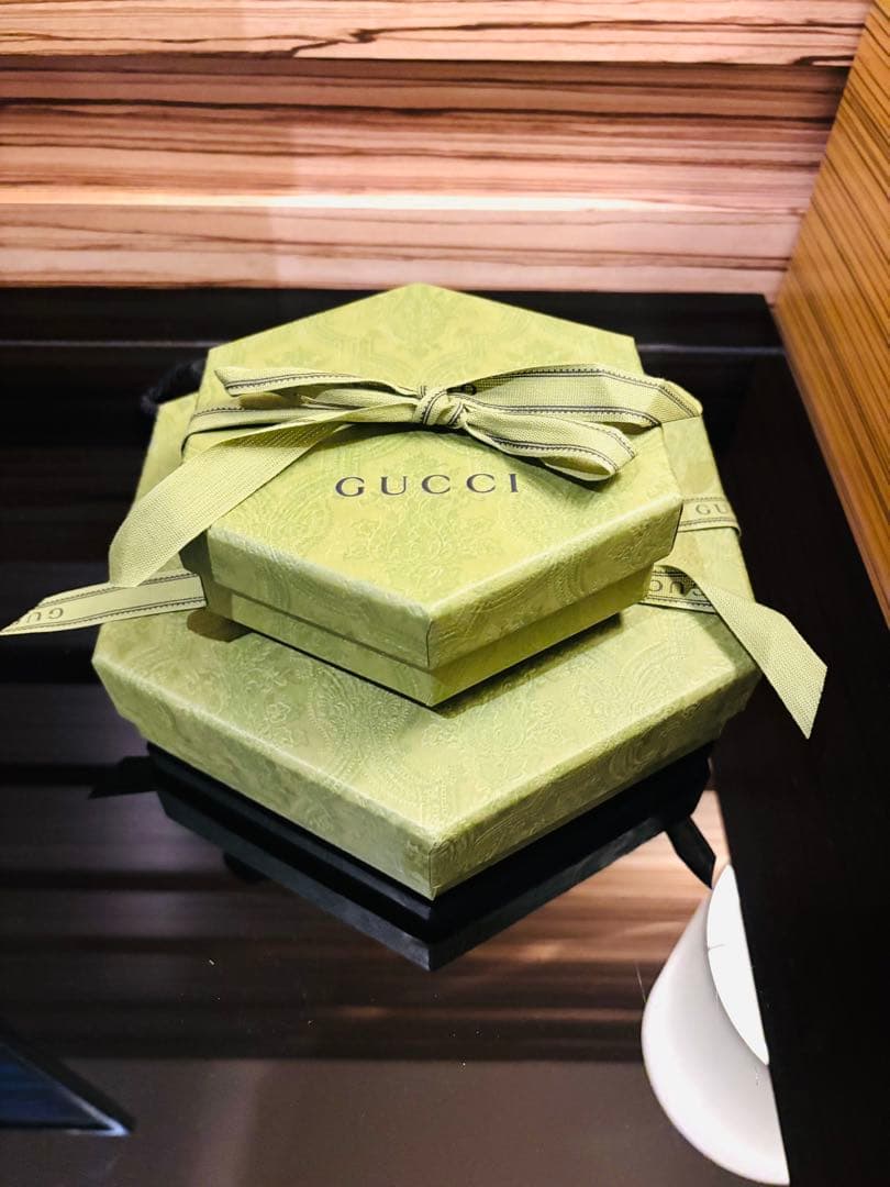 GUCCI ブラック レザー 首輪とリードセット新品未使用品