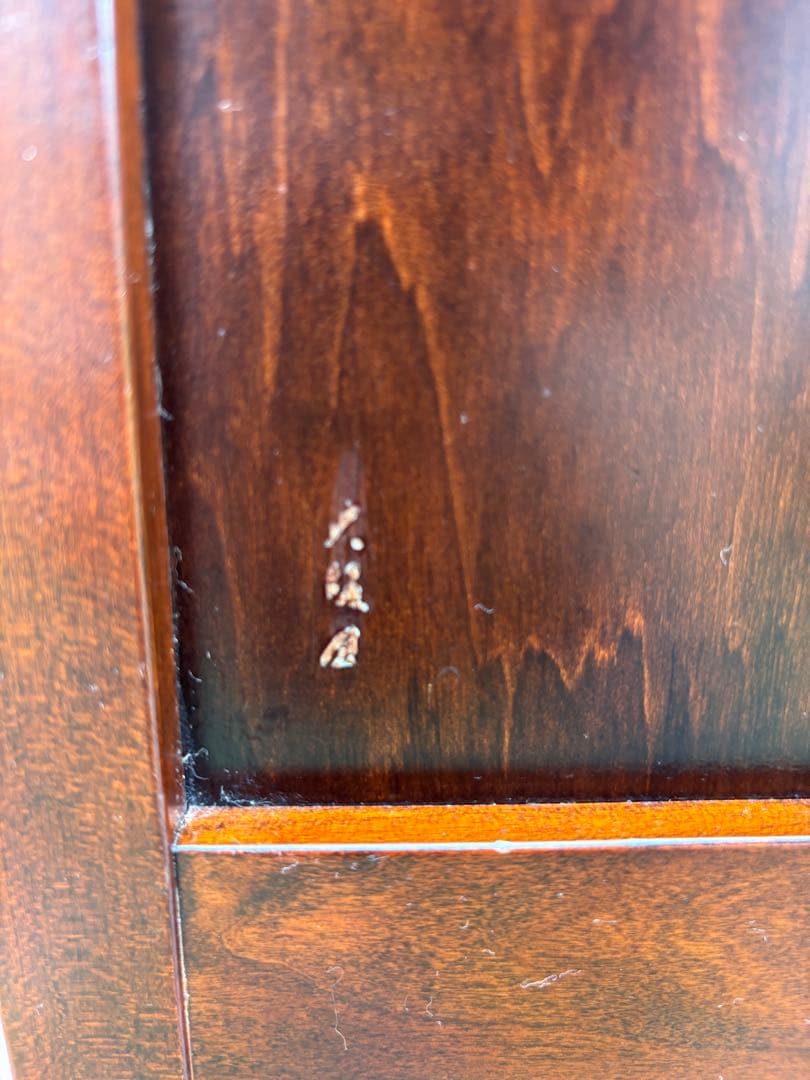 大坂屋家具店　軽井沢彫　4段チェスト　桜彫刻　伝統工芸　小箪笥