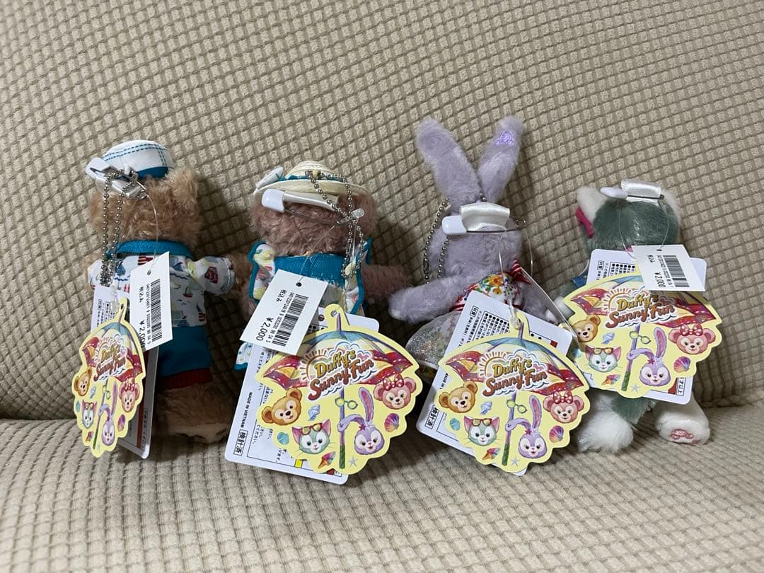 サニーファン2019❗️タグ全て有り❗️ぬいぐるみバッジ当時の袋付き【最終価格！】