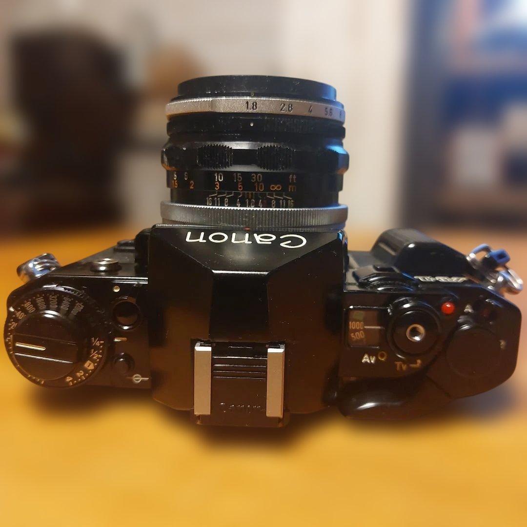 Canon A-1 フィルム一眼レフカメラ 50mmレンズ付き