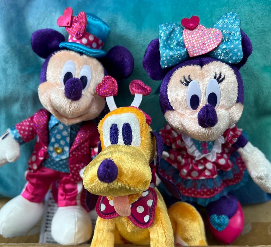 ディズニー パルパル 2026 ぬいば ミッキー ミニー プルート セット