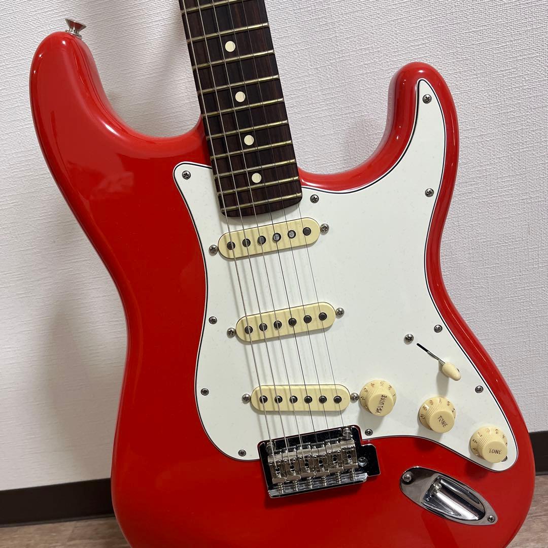fender stratcaster player2 コーラルレッドハードケース
