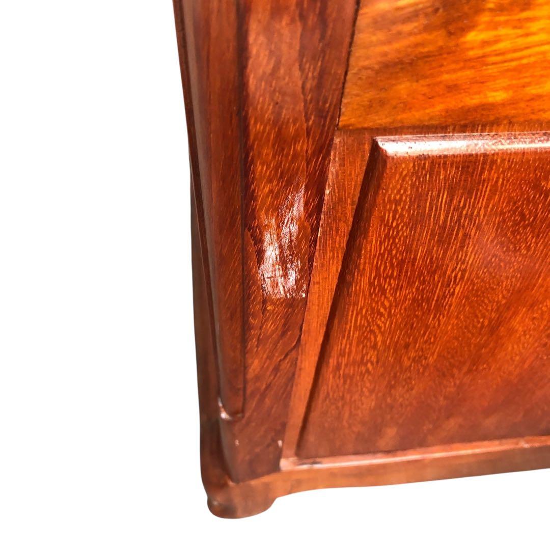 英国クラシック 花梨材 木製チェスト 4段引き出し サイドボード イギリス 平