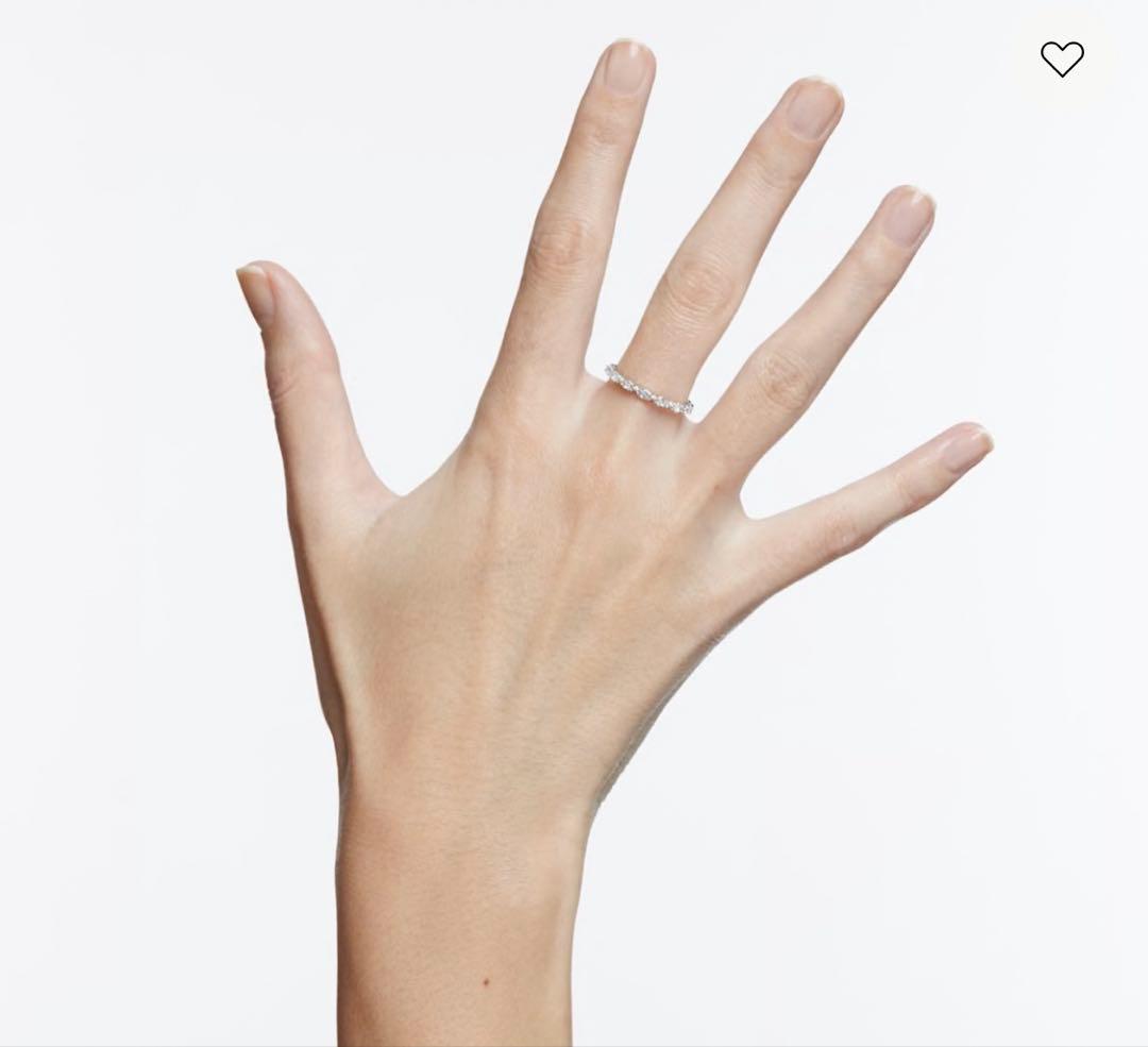 SWAROVSKI マーキスカット, ホワイト, ロジウム・プレーティング