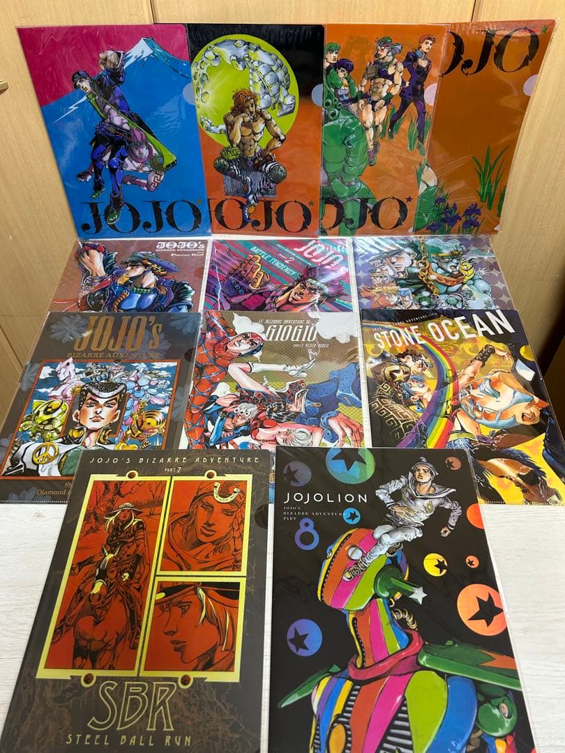 ジョジョ展　クリアファイル　12枚セット