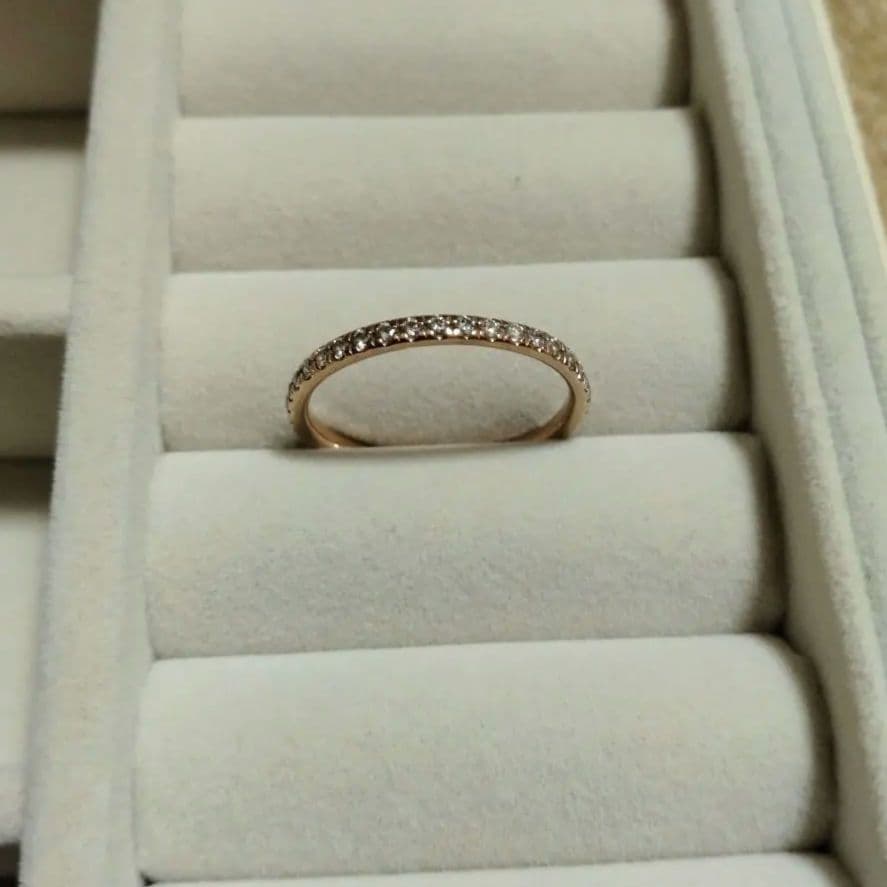 オレフィーチェ K18PG 16号 フルエタニティ　リング