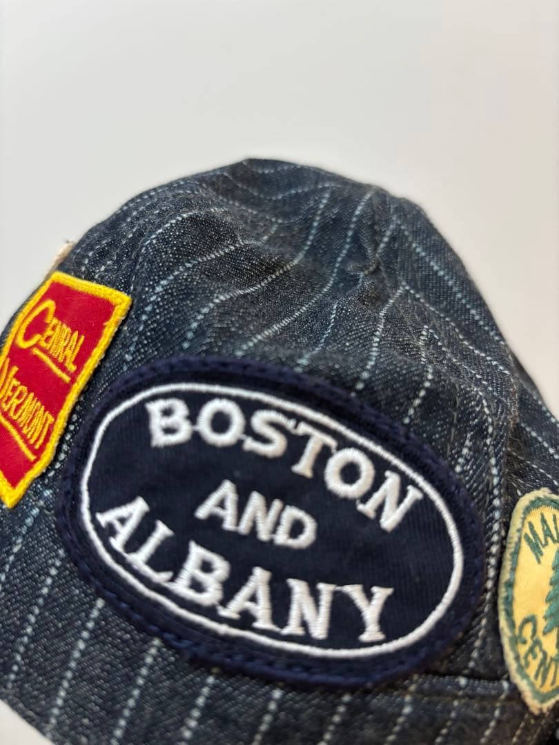 DENIM DUNGAREE ワッペン　パッチ　デニム キャップ　サイズ52