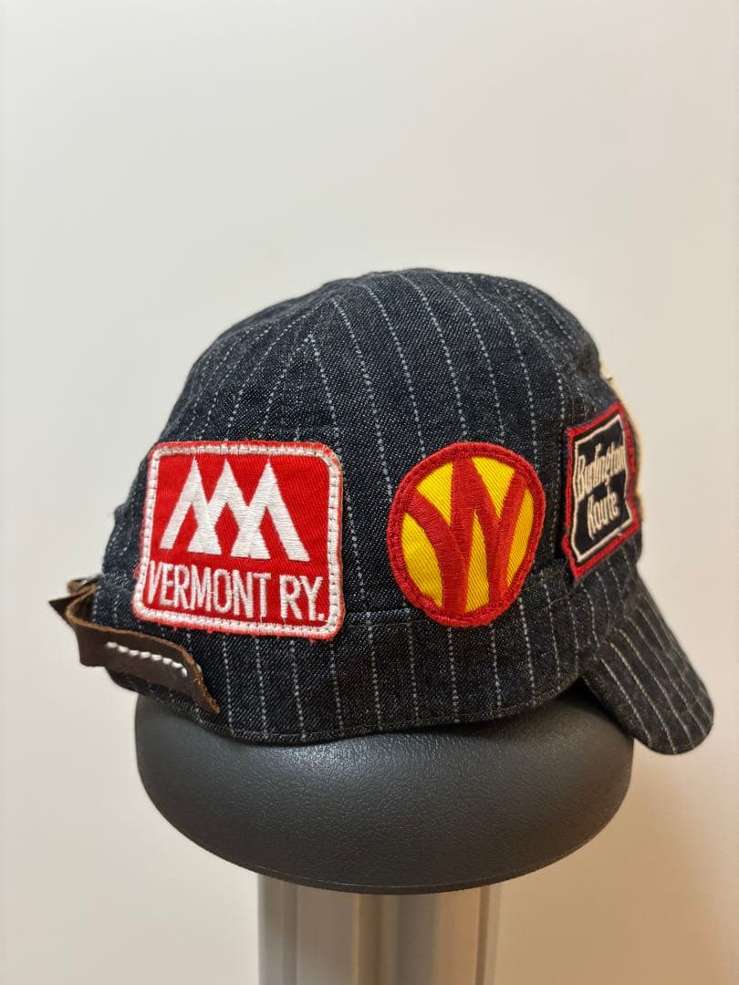 DENIM DUNGAREE ワッペン　パッチ　デニム キャップ　サイズ52